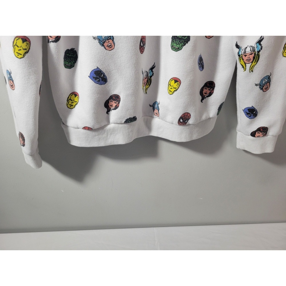 Marvel ‎ Super Heroes Avengers Sweatshirt Pullovet Hoodie  Medium - Picture 3 of 8